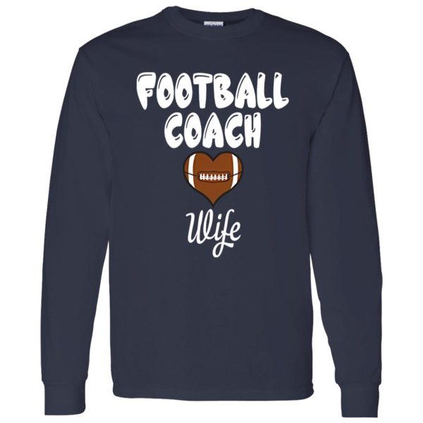 Football Coach Wife Gift for Proud Wife Shirt