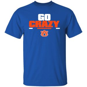 Auburn Tigers Football Shirt, Go Crazy Shirt