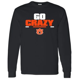 Auburn Tigers Football Shirt, Go Crazy Shirt