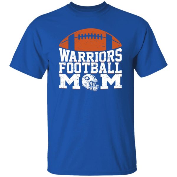 Football Mom Shirt, Warriors Football Mom Shirt