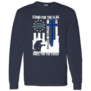 Florida Gators Stand For The Flag Kneel For The Cross Gator Nation Shirt