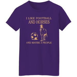 I Like Football And Horses And Maybe 3 People For Horse Lovers