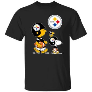 Peanuts Charlie Brown And Snoopy Pittsburgh Steelers Shirt