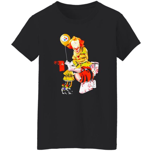 Pennywise Pittsburgh Steelers And Cincinnati Bengals Toilet Shirt