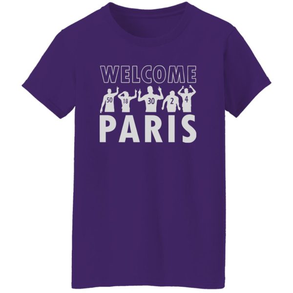 Welcome Paris 50 18 30 2 4 Ici C’est Paris For Football Lover Shirt