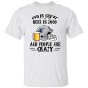 Dallas Cowboys God is Great Beer is Good And People Are Crazy Football NFL Shirt