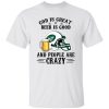 New York Jets God is Great Beer is Good And People Are Crazy Football NFL Shirt