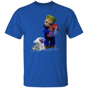 Baby Groot Hugging Buffalo Bills Shirt