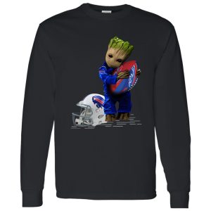 Baby Groot Hugging Buffalo Bills Shirt