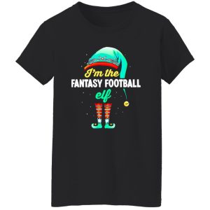 Fantasy Football Elf Funny Christmas Party Commissioner Shirt