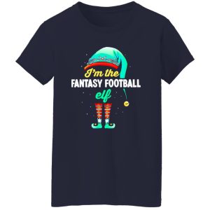 Fantasy Football Elf Funny Christmas Party Commissioner Shirt