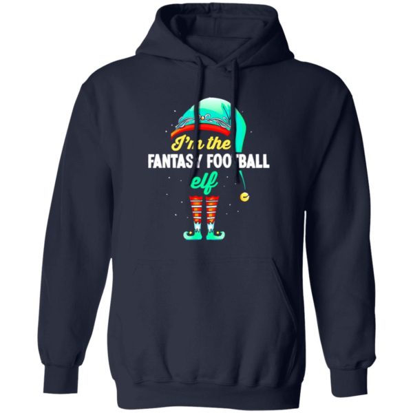 Fantasy Football Elf Funny Christmas Party Commissioner Shirt