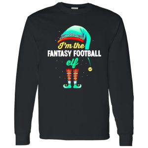 Fantasy Football Elf Funny Christmas Party Commissioner Shirt