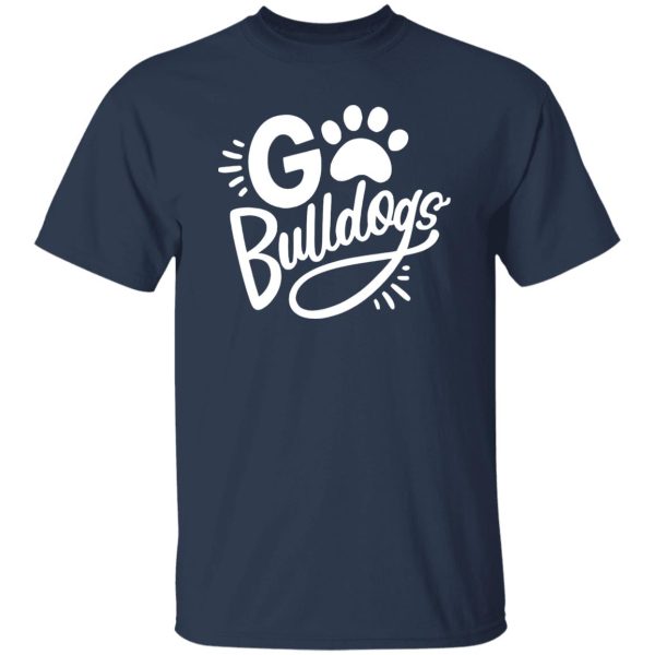 School Spirit Football Shirt, Go Bulldogs Shirt