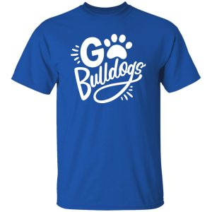 School Spirit Football Shirt, Go Bulldogs Shirt