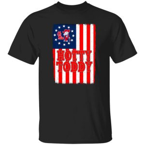 Ole Miss Rebels Hotty Toddy Betsy Ross Flag Shirt