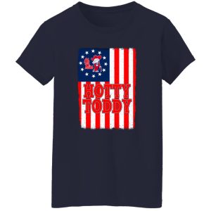 Ole Miss Rebels Hotty Toddy Betsy Ross Flag Shirt