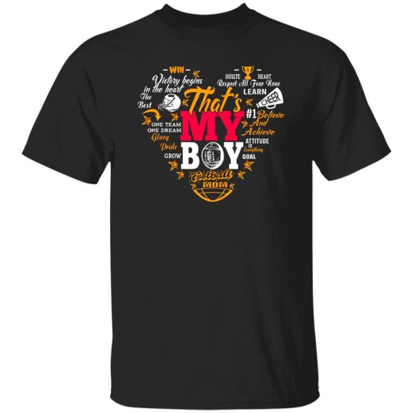 Football Mom Shirt, That’s My Boy Football Mom Shirt