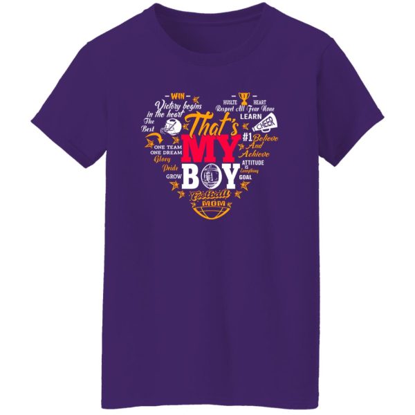 Football Mom Shirt, That’s My Boy Football Mom Shirt