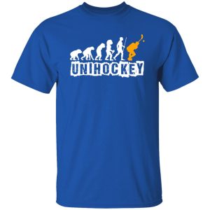 Unihockey Human Evolution for Hockey Lover Shirt