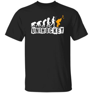 Unihockey Human Evolution for Hockey Lover Shirt