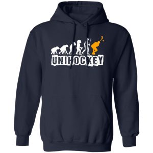 Unihockey Human Evolution for Hockey Lover Shirt