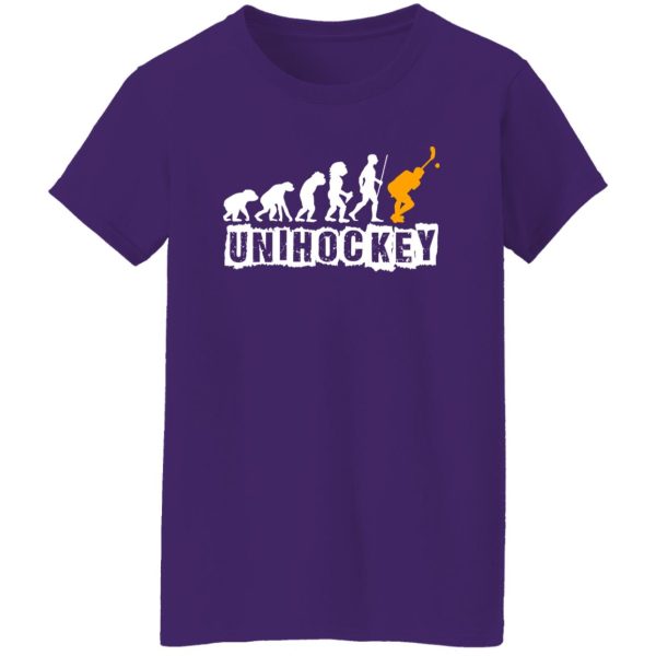 Unihockey Human Evolution for Hockey Lover Shirt