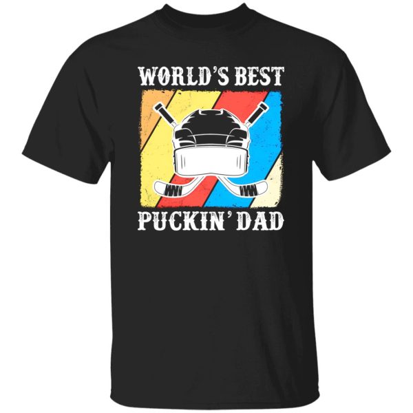 Hockey Dad Shirt, Vintage World’s Best Puckin’ Dad Shirt