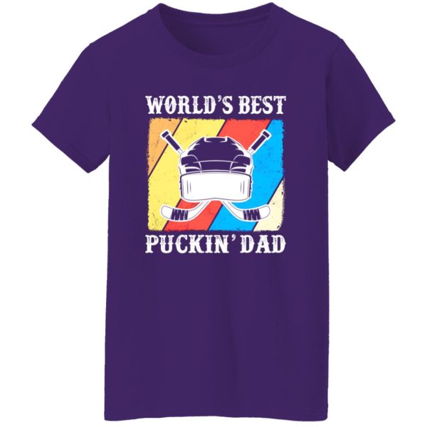 Hockey Dad Shirt, Vintage World’s Best Puckin’ Dad Shirt