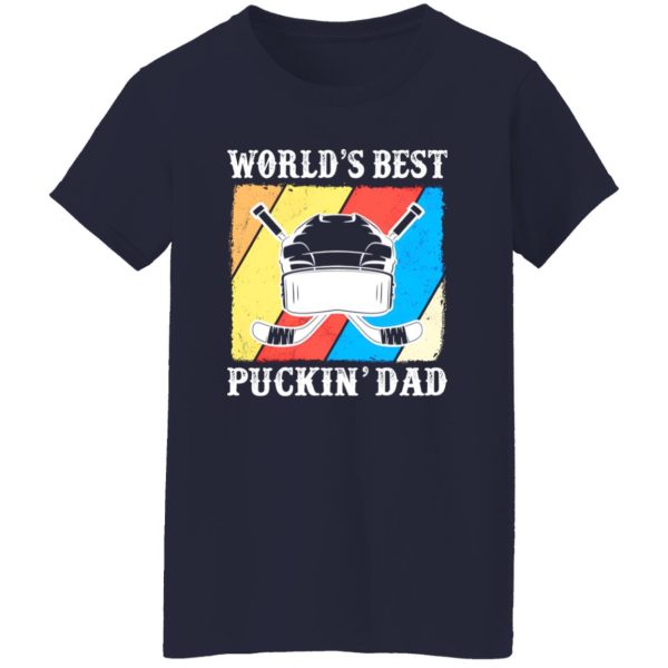 Hockey Dad Shirt, Vintage World’s Best Puckin’ Dad Shirt