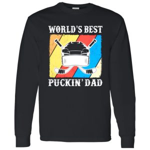 Hockey Dad Shirt, Vintage World’s Best Puckin’ Dad Shirt