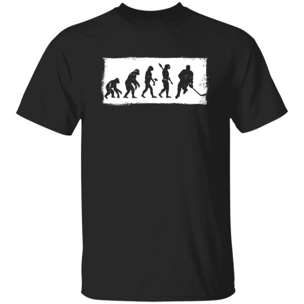 Hockey Dad Shirt, Human Evolution Hockey Lover Shirt