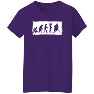 Hockey Dad Shirt, Human Evolution Hockey Lover Shirt