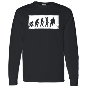 Hockey Dad Shirt, Human Evolution Hockey Lover Shirt