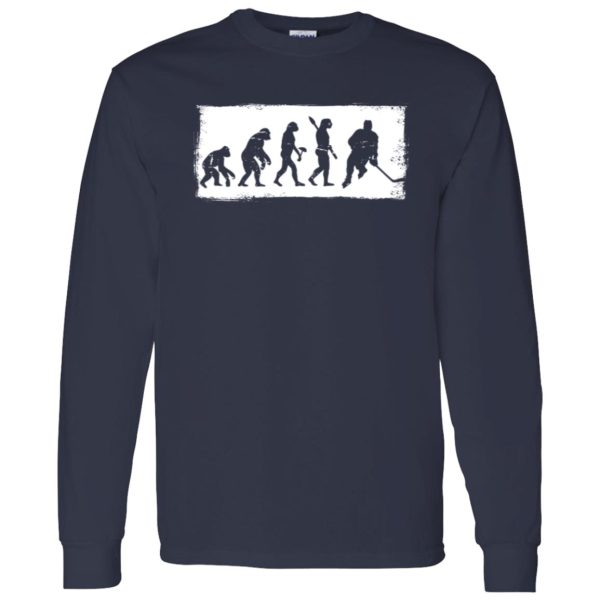 Hockey Dad Shirt, Human Evolution Hockey Lover Shirt