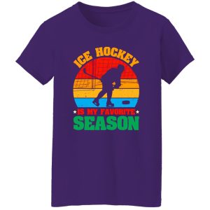 Vintage Ice Hockey Is My Favorite Season Shirt