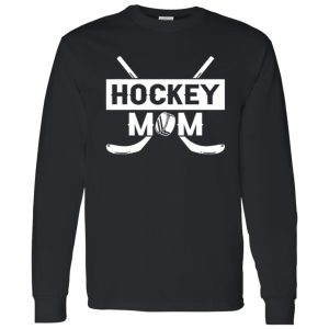 Hockey Mom Shirt, Hockey Mom Hockey Sticks And Hockey Puck Shirt