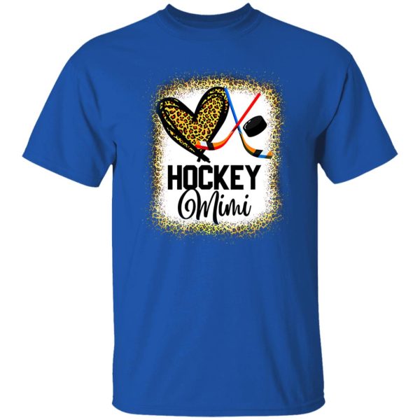 Hockey Mimi Leopard Gift for Grandma Shirt