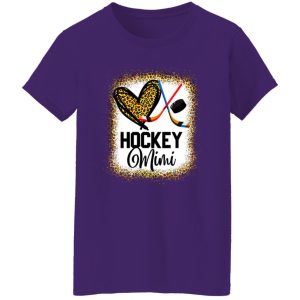 Hockey Mimi Leopard Gift for Grandma Shirt