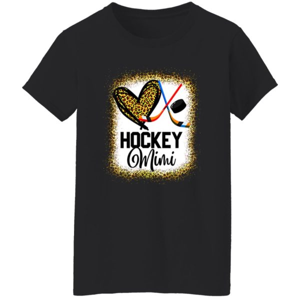 Hockey Mimi Leopard Gift for Grandma Shirt