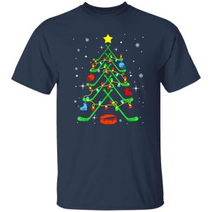 Ice Hockey Stick Christmas Tree Shirt