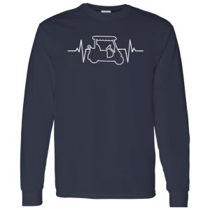 Golf Cart Heartbeat Shirt