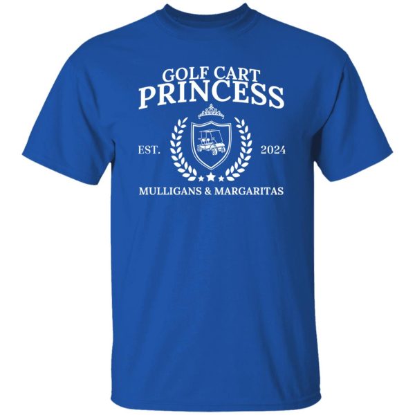 Golf Cart Princess Comfort Colors Shirt