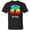 Best Dad By Par Vintage Sunset Golf Shirt