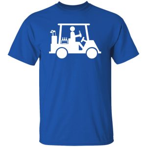 Funny Golf T Shirt Golfer Drinking Beer Shirt Cool Golfing Shirt