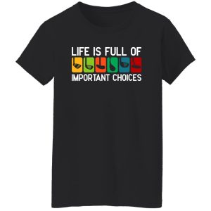 Funny Life is Full of Important Choices Golf Sports Shirt