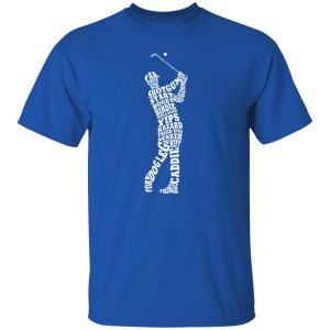 Men’s Golf Player Typography Shirt