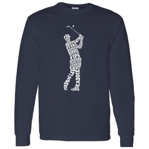 Men’s Golf Player Typography Shirt