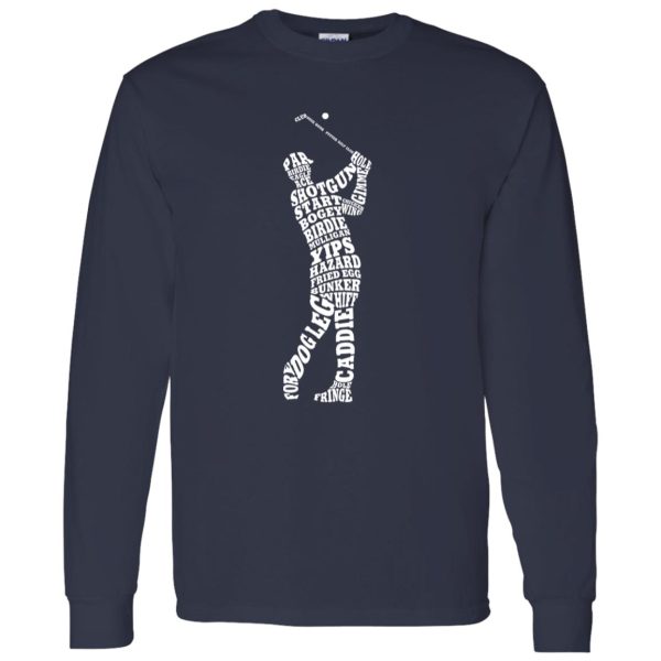 Men’s Golf Player Typography Shirt