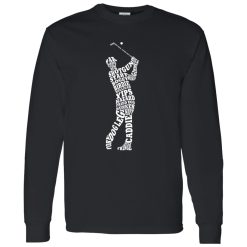 Men’s Golf Player Typography Shirt